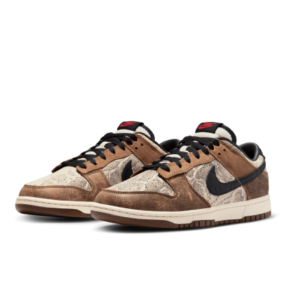 Tênis Nike Dunk Low Prm Co.jp Brown Snakeskin Marrom