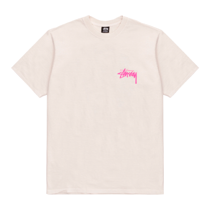 Camiseta Stussy Young Moderens Pigment Dyed Branco