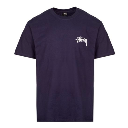 Camiseta Stussy Fuzzy Dice Azul Marinho