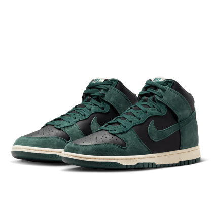 Tênis Nike Dunk High Retro Prm "faded Spruce" Preto/verde