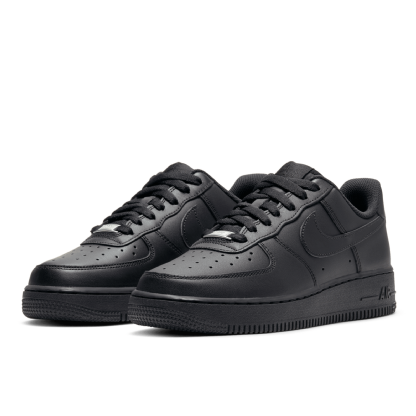 Tênis Nike Feminino Air Force 1 07 " Triple Black  " Preto