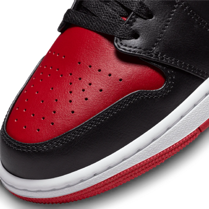 Tênis Nike Air Jordan 1 Low " Alternate Bred Toe " Preto/vermelho