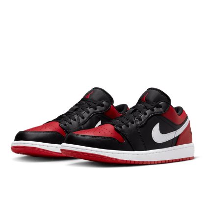 Tênis Nike Air Jordan 1 Low " Alternate Bred Toe " Preto/vermelho