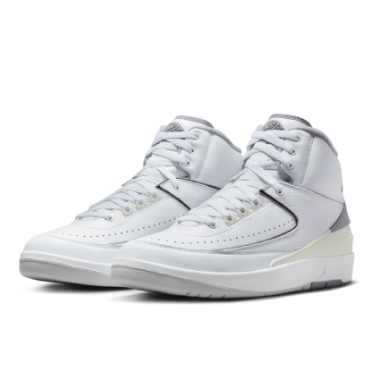 Tênis Nike Air Jordan 2 Retro Branco/cinza