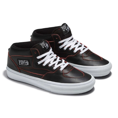 Tenis Vans Skate Half Cab Wearaway Preto/laranja