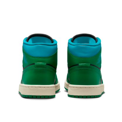 Tênis Nike Feminino Air Jordan 1 Mid " Lucky Green " Verde