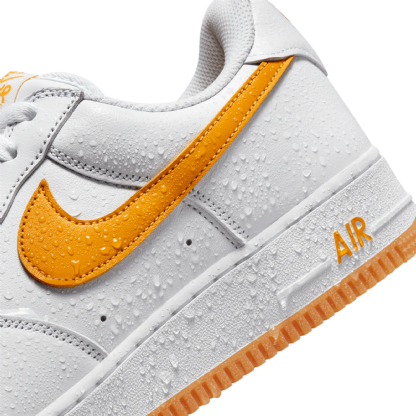 Tênis Nike Air Force 1 Low Qs “orange Citrus” Branco/amarelo