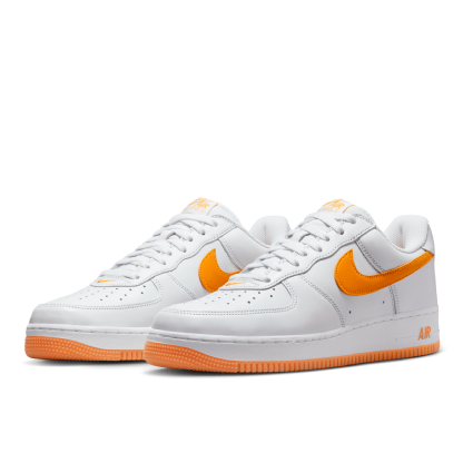 Tênis Nike Air Force 1 Low Qs “orange Citrus” Branco/amarelo