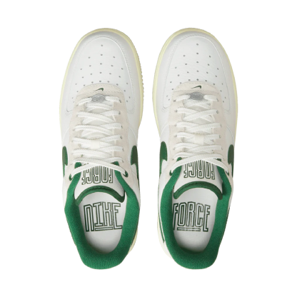 Tênis Nike Feminino Air Force 1 " Summit White And Gorge Green " Branco/verde
