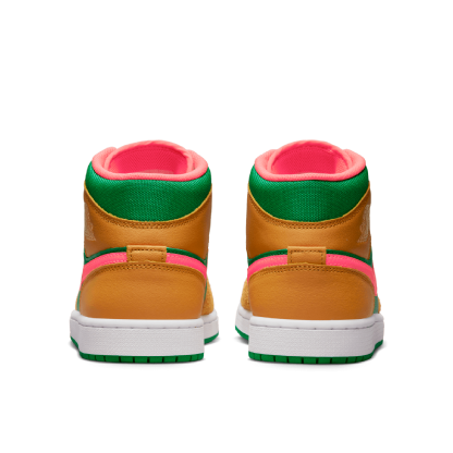Tênis Nike Air Jordan 1 Mid " Watermelon " Verde