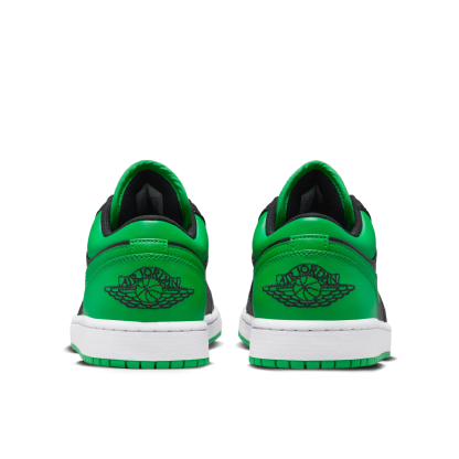 Tênis Nike Air Jordan 1 Low "lucky Green" Preto/verde