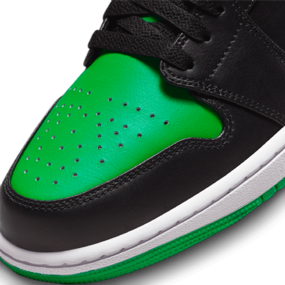 Tênis Nike Air Jordan 1 Low "lucky Green" Preto/verde