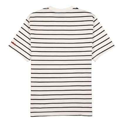 Camiseta Parra Paper Boat Striper Branco