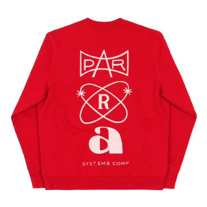 Moletom Parra Systems Logo Vermelho