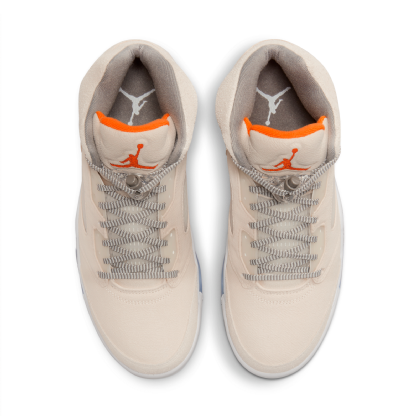 Tênis Nike Air Jordan 5 Retro " Light Orewood " Bege