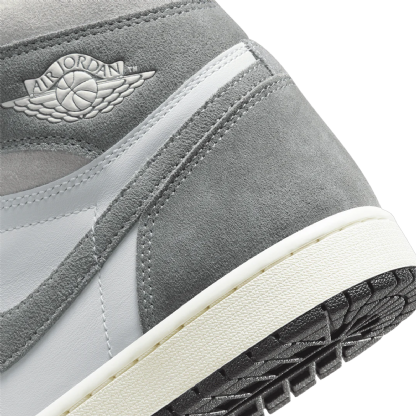 Tênis Nike Air Jordan 1 Retro Hi " Washed Black " Branco/cinza
