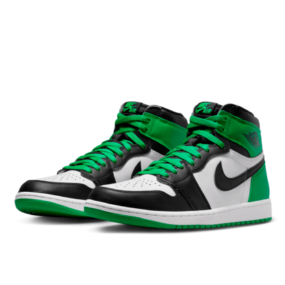 Tênis Nike Air Jordan 1 High Og "lucky Green" Preto/verde