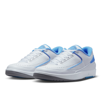 Tênis Nike Air Jordan 2 Low " University Blue " Branco/azul