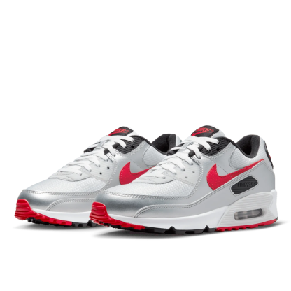 Tênis Nike Air Max 90 Icons Silver Bullet Cinza