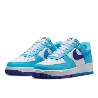 Tênis Nike Air Force 1 07 Lv8 "split Light Photo Blue" Branco/azul