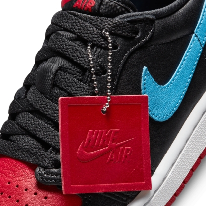 Tênis Feminino Nike Air Jordan 1 Low "unc To Chicago" Preto