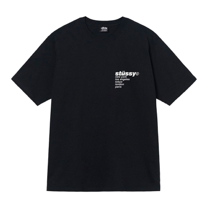 Camiseta Stussy Strawberry Preto
