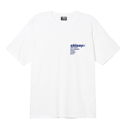 Camiseta Stussy Strawberry Branco