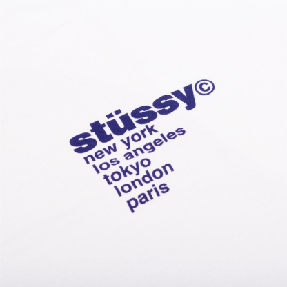 Camiseta Stussy Strawberry Branco