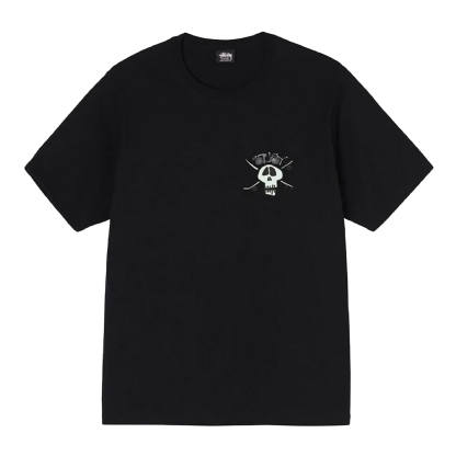 Camiseta Stussy Surf Skate Skull Preto