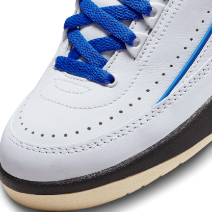 Tênis Nike Feminino Air Jordan 2 Low " Varsity Royal " Branco/azul
