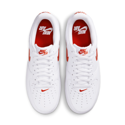 Tênis Nike Air Force 1 Low Retro "colour Of The Month - University Red" Branco/vermelho