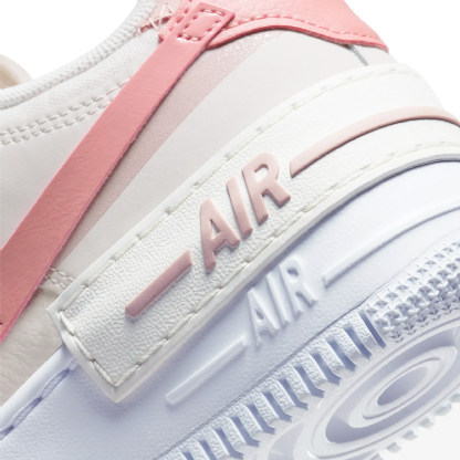 Tênis Nike Feminino Air Force 1 Shadow " Sail Pink " Branco/rosa