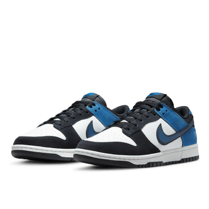 Tênis Nike Dunk Low Retro " Industrial Blue " Branco/azul