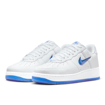 Tênis Nike Air Force 1 Low Retro "colour Of The Month - Royal Jewell" Branco/azul