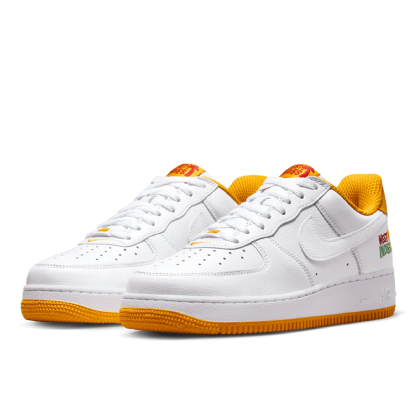 Tênis Nike Air Force 1 Low Retro Qs " West Indies " Branco/amarelo