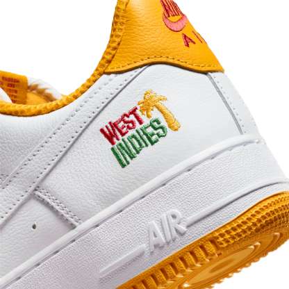 Tênis Nike Air Force 1 Low Retro Qs " West Indies " Branco/amarelo