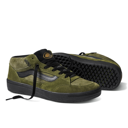 Tênis Vans X Beatrice Domond Zahba Mid "dark Olive" Verde Escuro