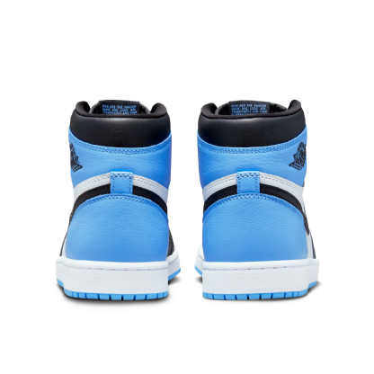 Tênis Nike Air Jordan 1 High Og "unc Toe" Preto/azul