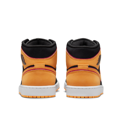 Tenis Nike Air Jordan 1 Mid Se "fat Tongue" Preto/laranja