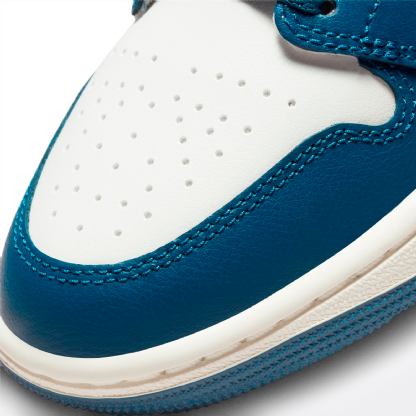 Tenis Feminino Nike Air Jordan 1 Mid Se "french Blue" Branco/azul