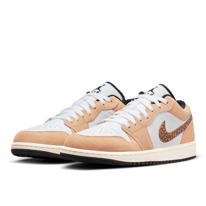 Tênis Nike Air Jordan 1 Low Se "brown Elephant" Bege