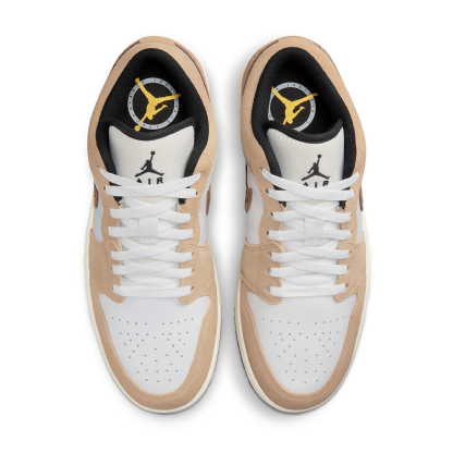 Tênis Nike Air Jordan 1 Low Se "brown Elephant" Bege