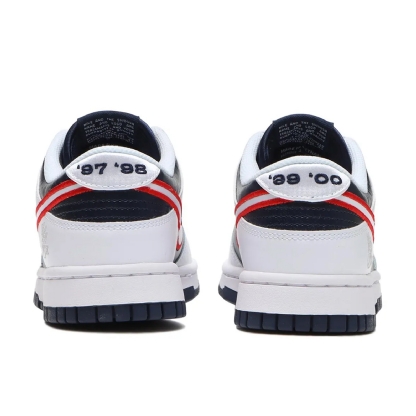 Tênis Feminino Nike Dunk Low Prm "houston Comets Four-peat" Branco/azul
