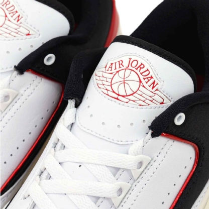 Tênis Feminino Nike Air Jordan 2 Low "black Satin" Branco/preto