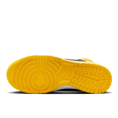Tênis Nike Feminino Dunk High "goldenrod Satin" Preto/amarelo