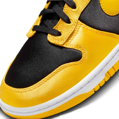 Tênis Nike Feminino Dunk High "goldenrod Satin" Preto/amarelo