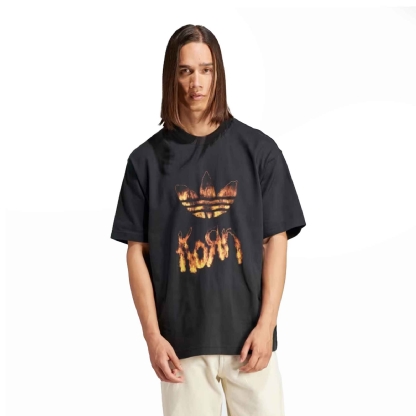 Camiseta Adidas X Korn Trefoil Preto