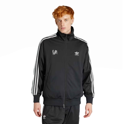 Korn x  ブラック スパンコール トラックジャケット Jaqueta Adidas X Korn Preto