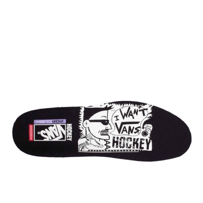 Tênis Vans X Hockey Skate Slip-on Branco/preto