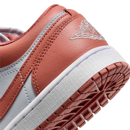 Tenis Feminino Nike Air Jordan 1 Low Retro "sky J Orange" Branco/laranja
